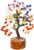 SUBSH Chakra Tree – Crystal Tree – Crystals and Gemstones – Healing Crystal Tree – Crystal Tree of Life – Money Tree – Home Office Decor – Spiritual Gift – Good Luck Tree, Yellow,red